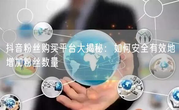 抖音粉丝购买平台大揭秘：如何安全有效地增加粉丝数量