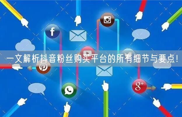 一文解析抖音粉丝购买平台的所有细节与要点！